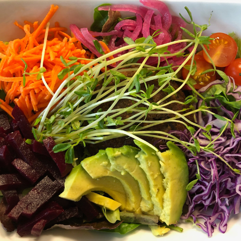 FengFit™ Veggie Burger Bowl